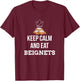 French Donut Breakfast Pastry Lover New Orleans Food Beignet T-Shirt - T-Shirt | Maroon
