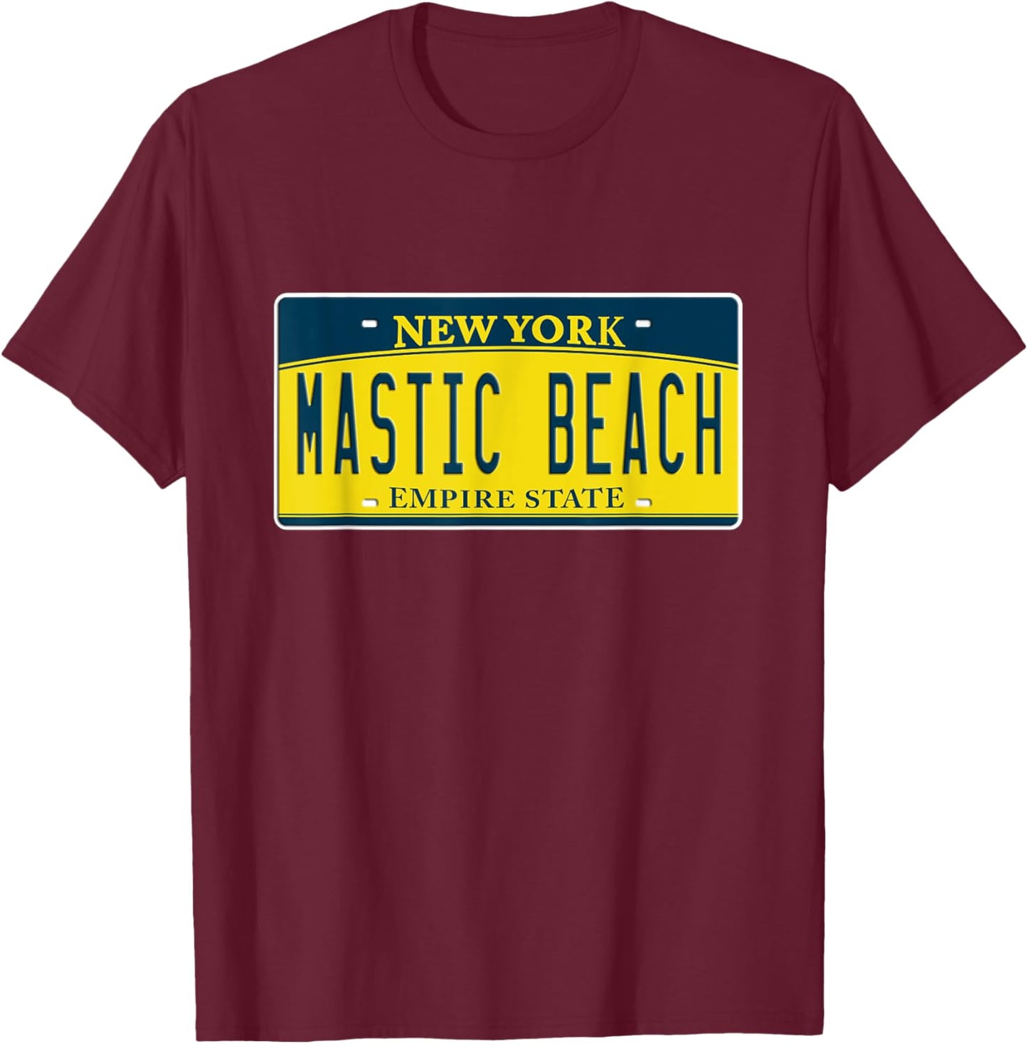 Mastic Beach Long Island NY New York Neighborhood Hometown Women Kids T-Shirt - T-Shirt | Maroon