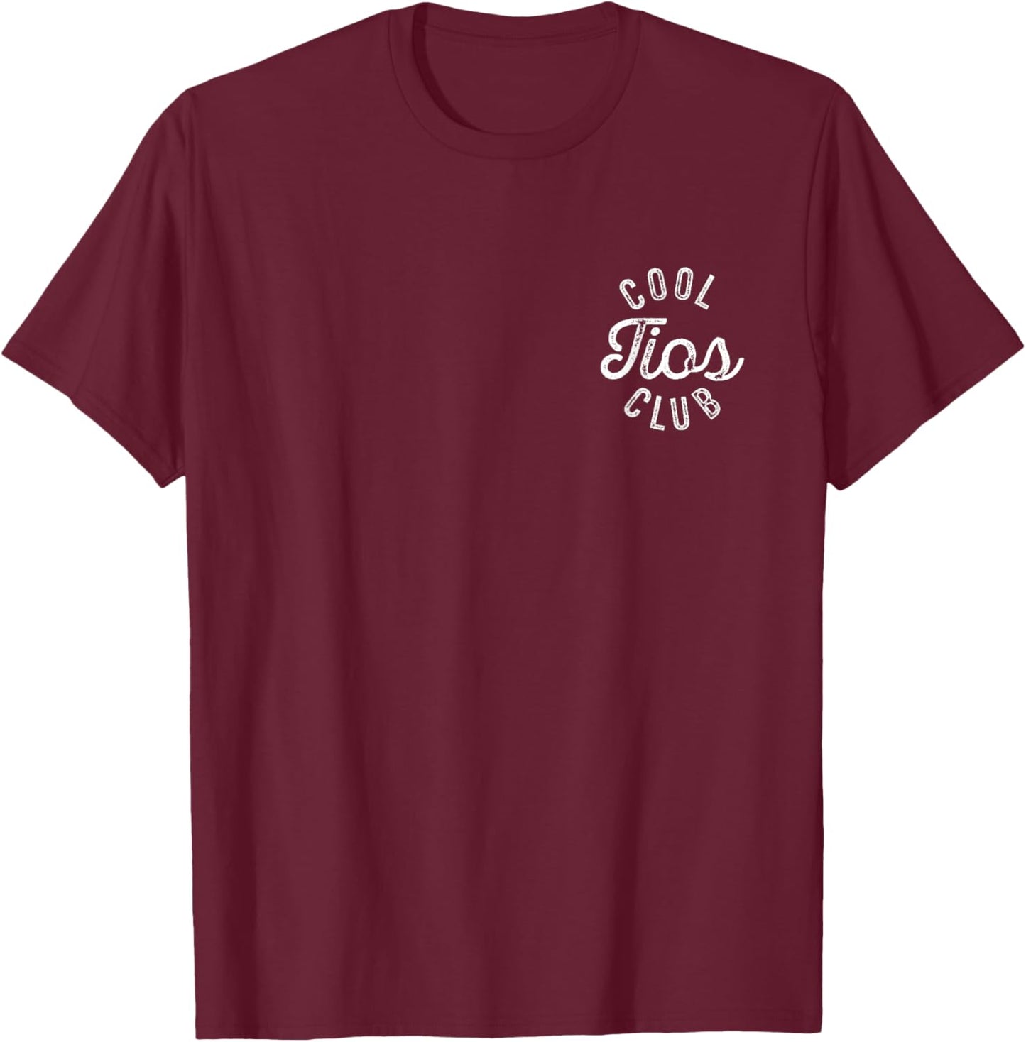 Cool Tios Club - Uncle in Spanish T-Shirt - T-Shirt | Maroon