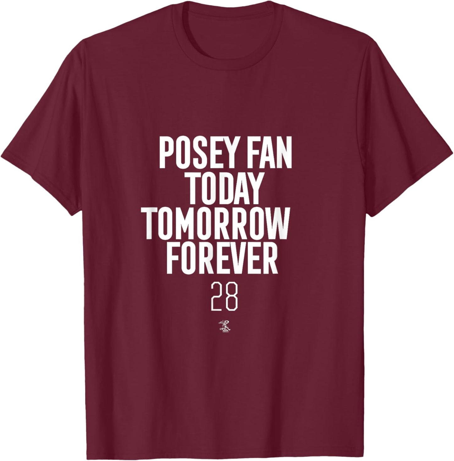 Buster Posey Today Tomorrow Forever Gameday T-Shirt - T-Shirt | Maroon