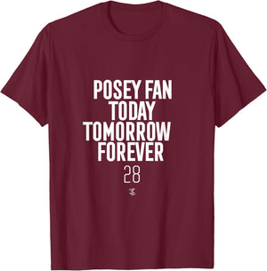 Buster Posey Today Tomorrow Forever Gameday T-Shirt - T-Shirt | Maroon