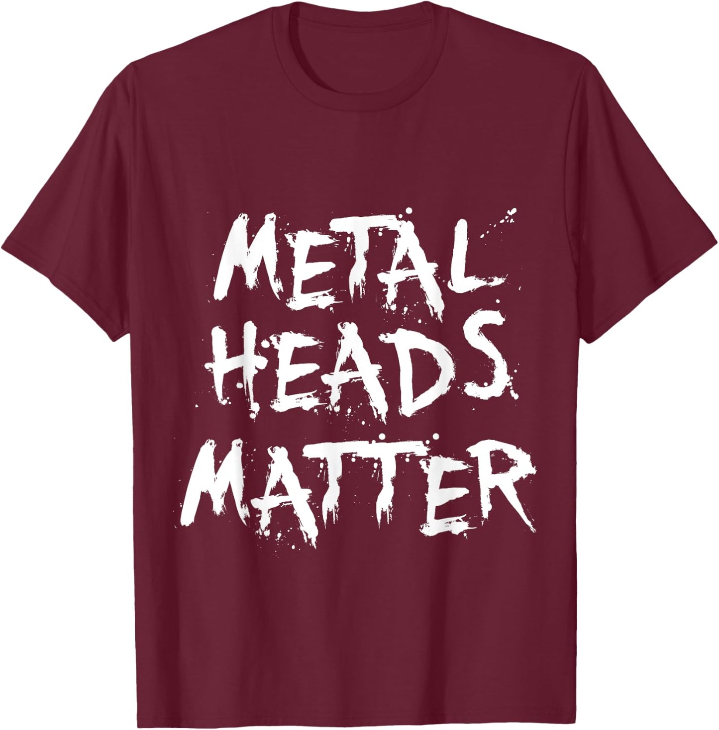 heavy metal band music funny Gift men women kids T-Shirt - T-Shirt | Maroon