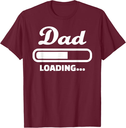 Dad Loading bar T-Shirt - T-Shirt | Maroon