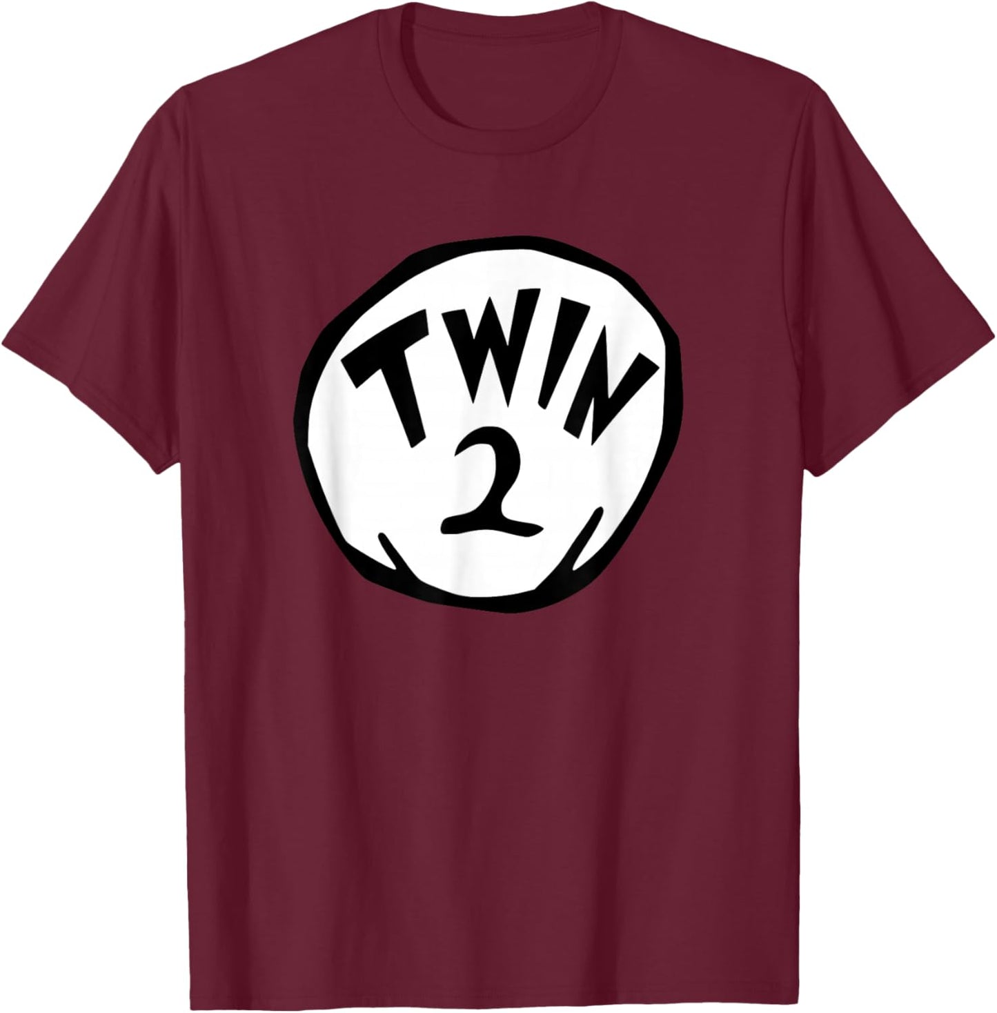Twin 2 Birthday Gift T-Shirt - T-Shirt | Maroon