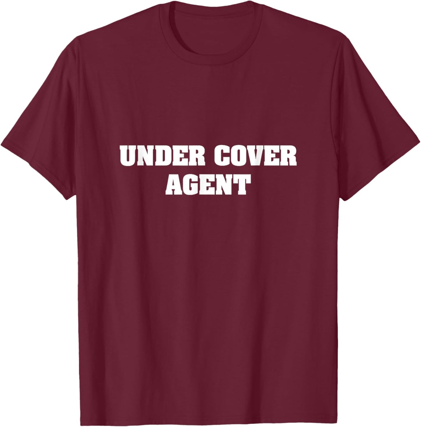 Under Cover Agent T-Shirt - T-Shirt | Maroon