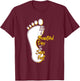 It's Beautiful Day To Save Feet | Podiatry | Podiatrist T-Shirt - T-Shirt | Maroon