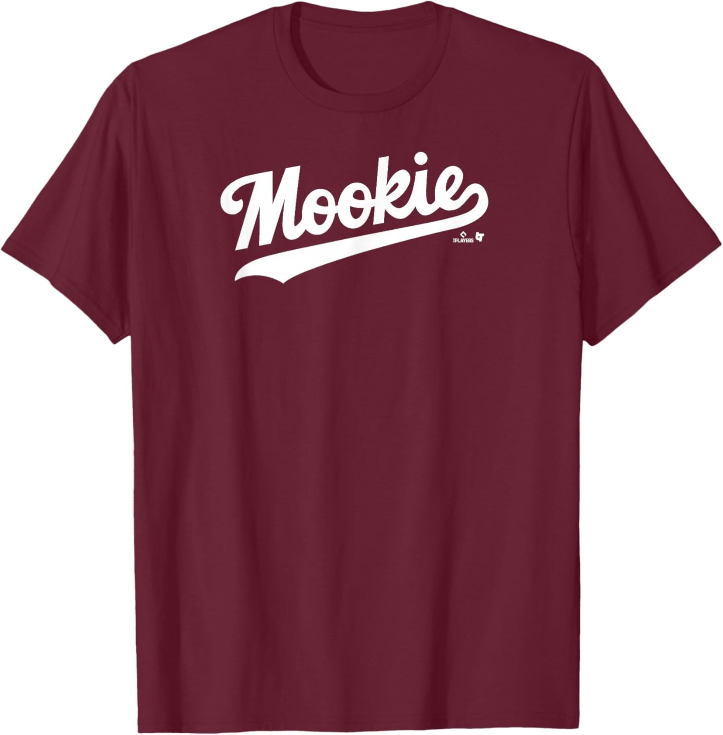 Mookie Betts: Los Angeles Text - Los Angeles Baseball T-Shirt - T-Shirt | Maroon
