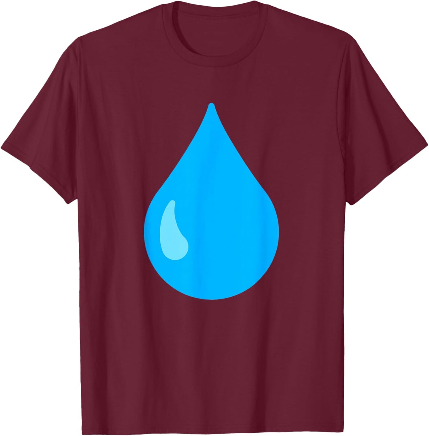 Tropfen-Wassertropfen-Kostüm T-Shirt - T-Shirt | Maroon