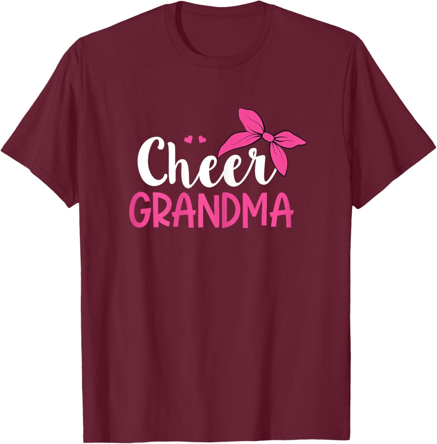 Cheerleading Design for a Cheer Grandma T-Shirt - T-Shirt | Maroon