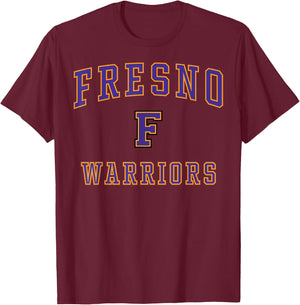 Fresno High School Warriors C1 T-Shirt - T-Shirt | Maroon