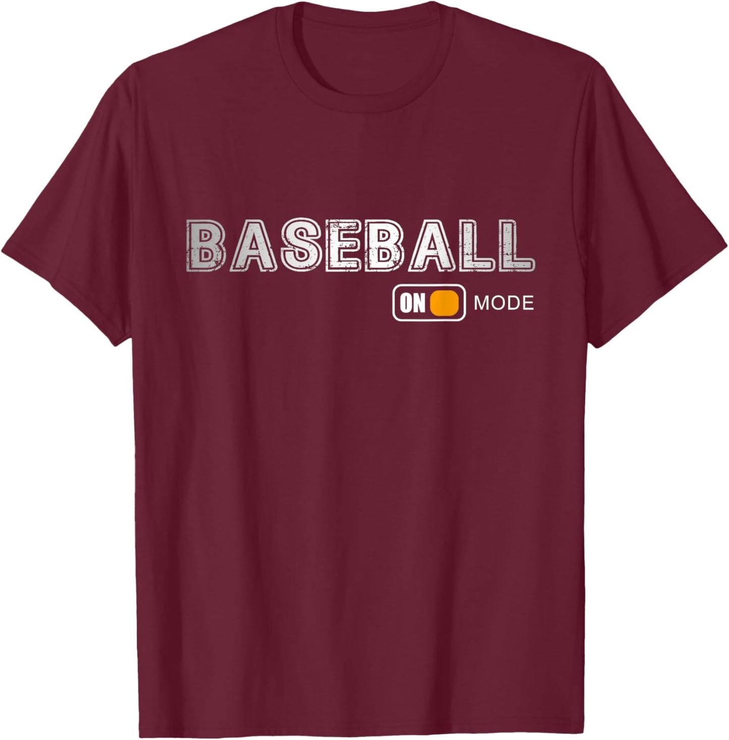 Baseball Mode Apparel - Baseball T-Shirt - T-Shirt | Maroon
