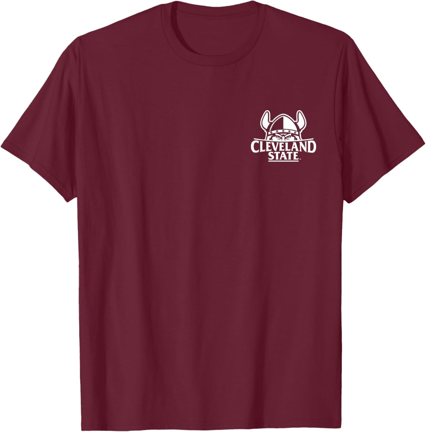 Cleveland State Vikings | Official NCAA Merch | NDTCSU007 T-Shirt - T-Shirt | Maroon