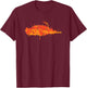 ATTICUS Pollack Bird T Shirt (Original Print) T-Shirt - T-Shirt | Maroon