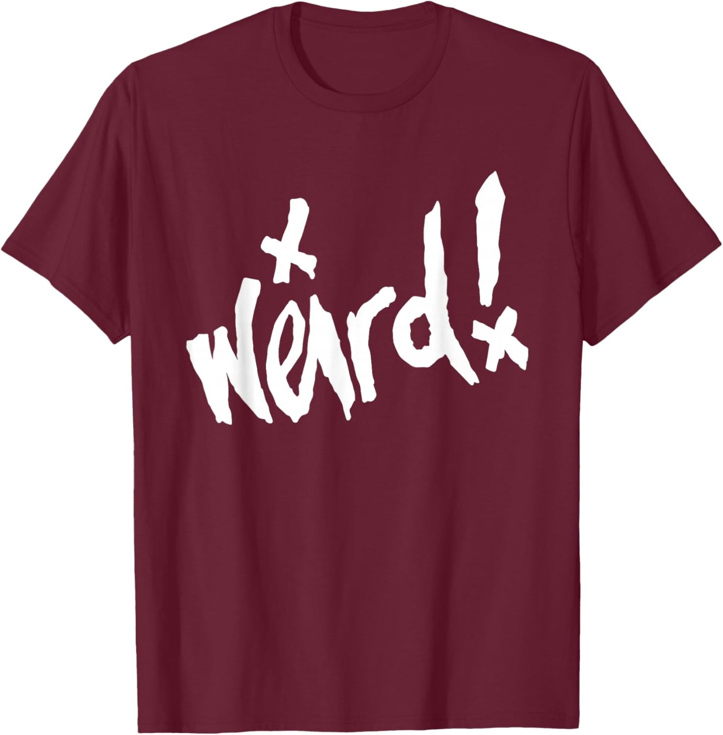 Official Yungblud Weird Time T-Shirt - T-Shirt | Maroon