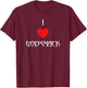 Godsmack – I Heart Godsmack T-Shirt - T-Shirt | Maroon