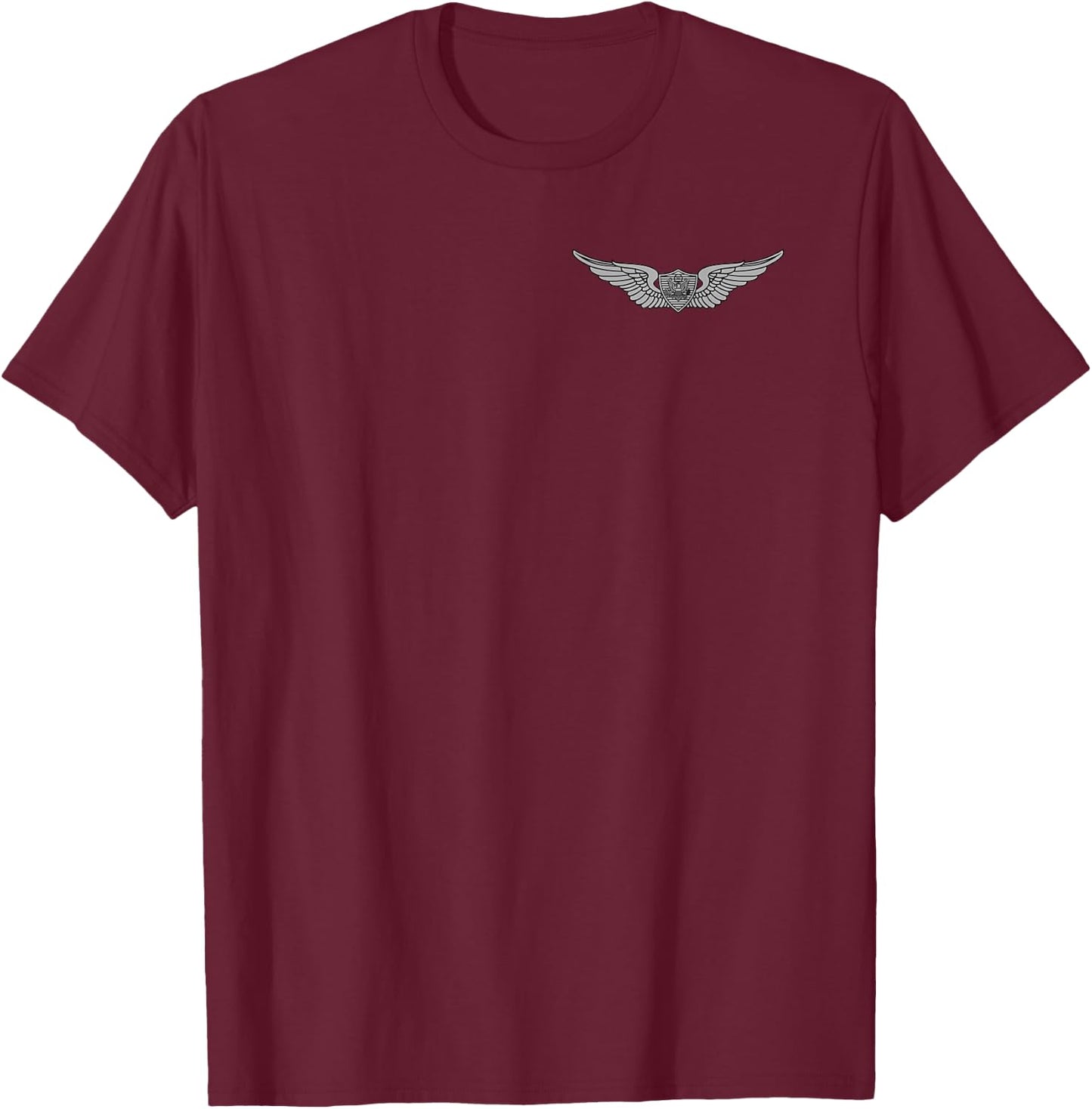 US Army Basic Aviation Badge - Aircrew Wings - United States T-Shirt - T-Shirt | Maroon