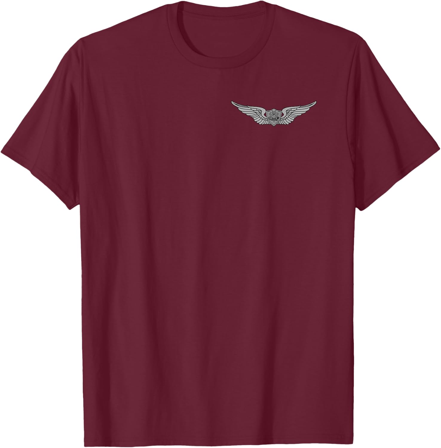 US Army Basic Aviation Badge - Aircrew Wings - United States T-Shirt - T-Shirt | Maroon