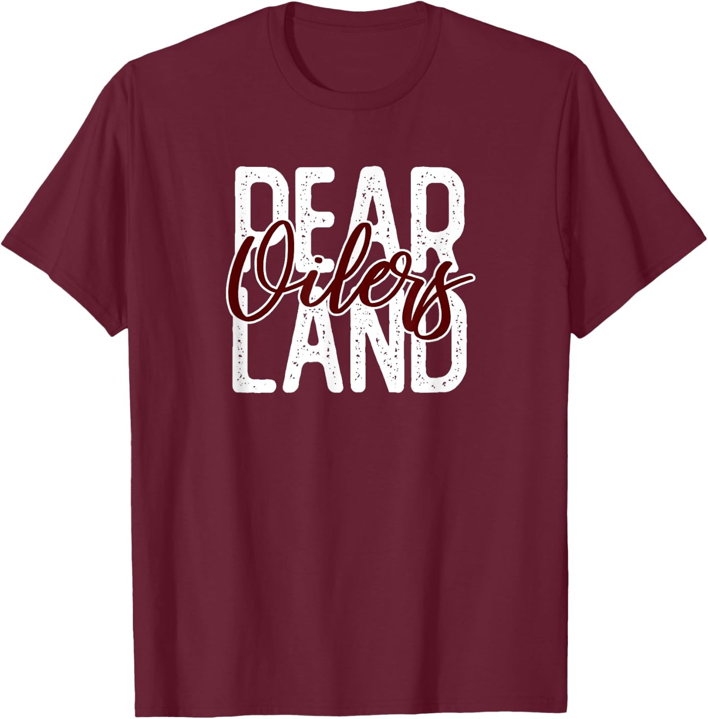Pearland High School Oilers T-Shirt - T-Shirt | Maroon