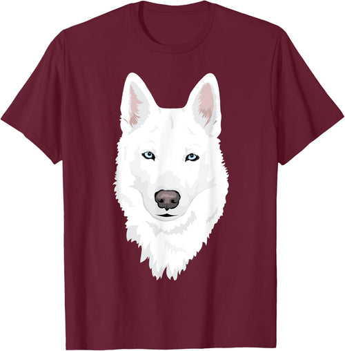 stunning white Siberian Husky - sweet white Snow dog