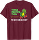 Turtle Running Team Slow And Steady Funny Runner T-Shirt - T-Shirt | Maroon