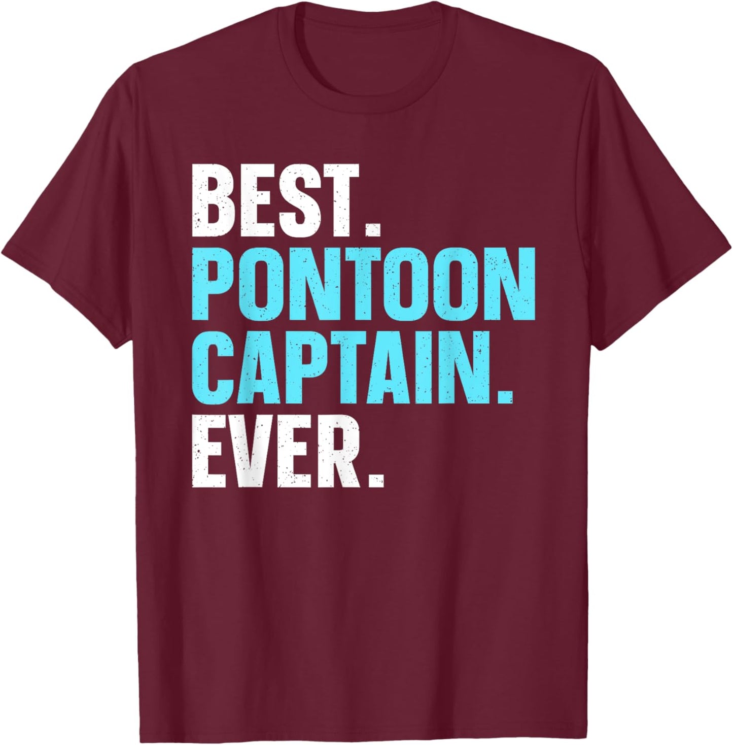 Pontoon Boat Captain Art Women Lake Pontooning Lover T-Shirt - T-Shirt | Maroon