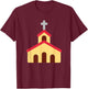 Church T-Shirt - T-Shirt | Maroon