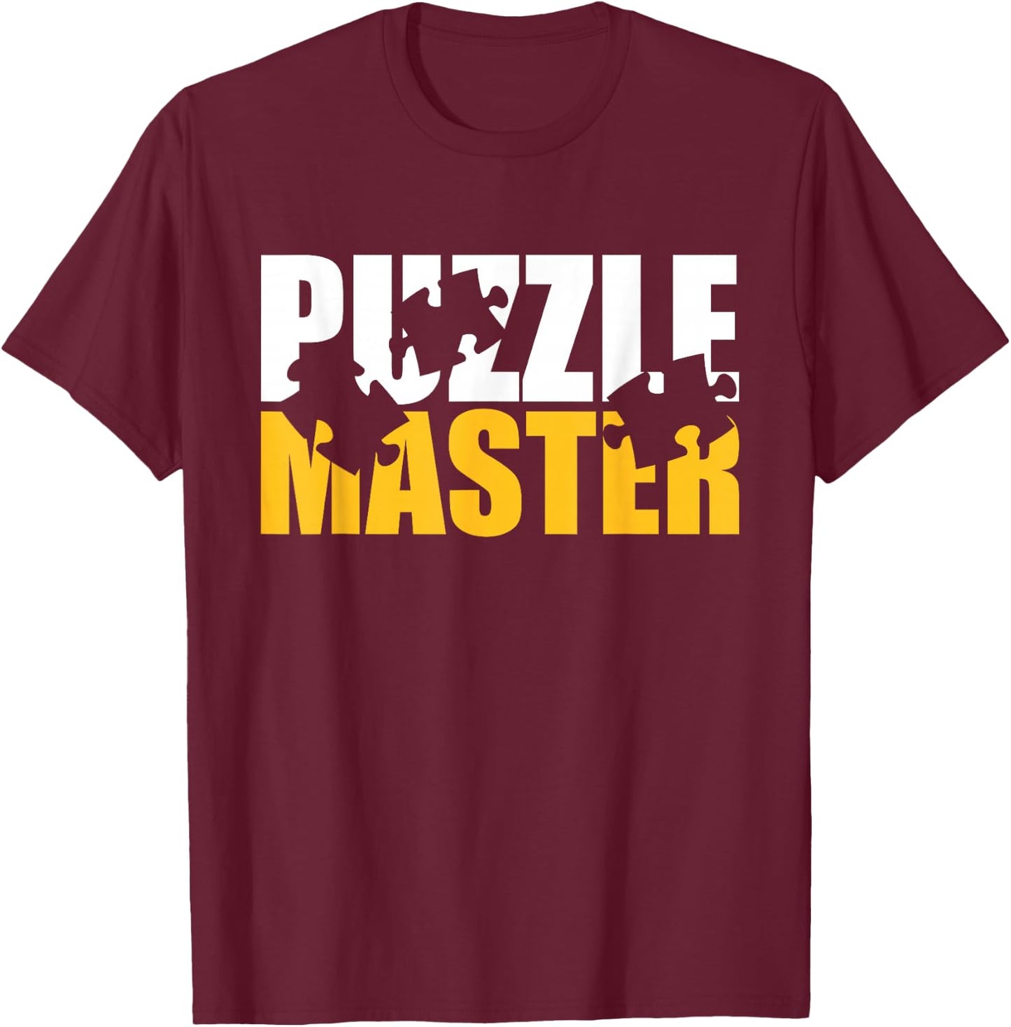 Jigsaw Puzzle Master T-Shirt - T-Shirt | Maroon