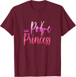 Pole Princess | Pole Dancing Fitness | Pole Dancer T-Shirt - T-Shirt | Maroon