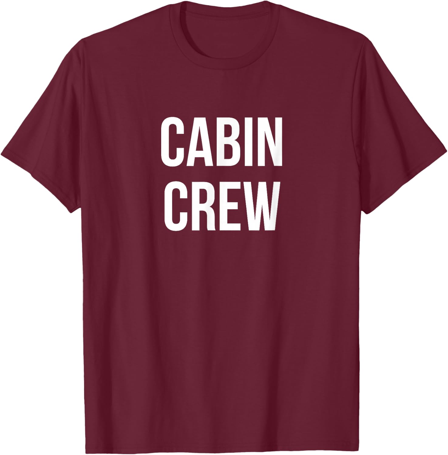 Cabin Crew T-Shirt - T-Shirt | Maroon