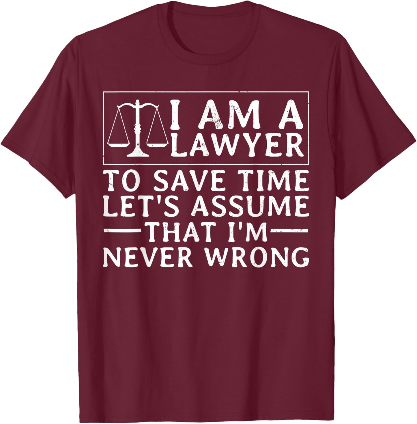 Cool Lawyer Design Women Attorney Law School Lawyer T-Shirt - T-Shirt | Maroon