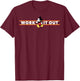 Disney Mickey Mouse Work It Out T-Shirt - T-Shirt | Maroon