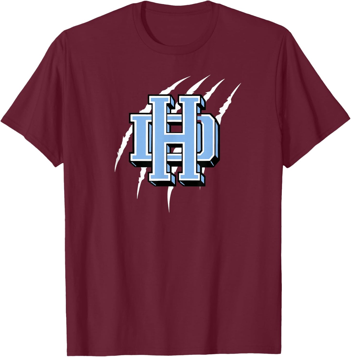 Hilliard Darby High School Panthers T-Shirt - T-Shirt | Maroon