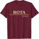 Rota Spain T-Shirt - T-Shirt | Maroon