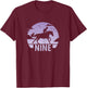 9th Birthday Horse Riding Girl 9 Years Girl Horse Birthday T-Shirt - T-Shirt | Maroon