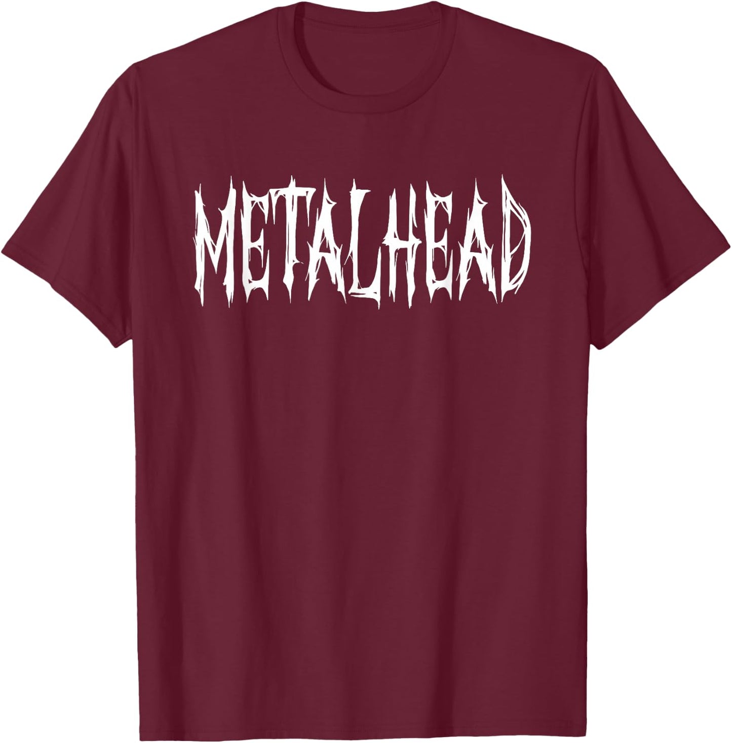 Metalhead - Heavy Metal Hard Rock n Roll Mosh Pit Rockstar T-Shirt - T-Shirt | Maroon