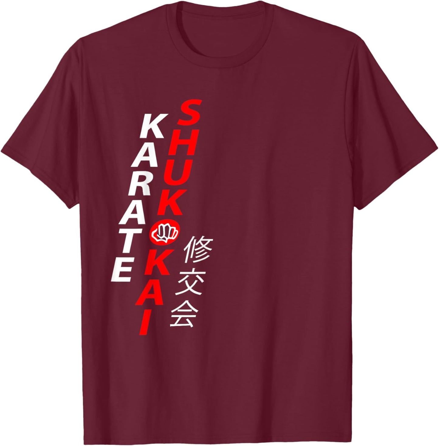 Shukokai Karate T-Shirt - T-Shirt | Maroon