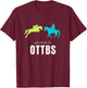 Off Track Thoroughbred, OTTB T-Shirt - T-Shirt | Maroon