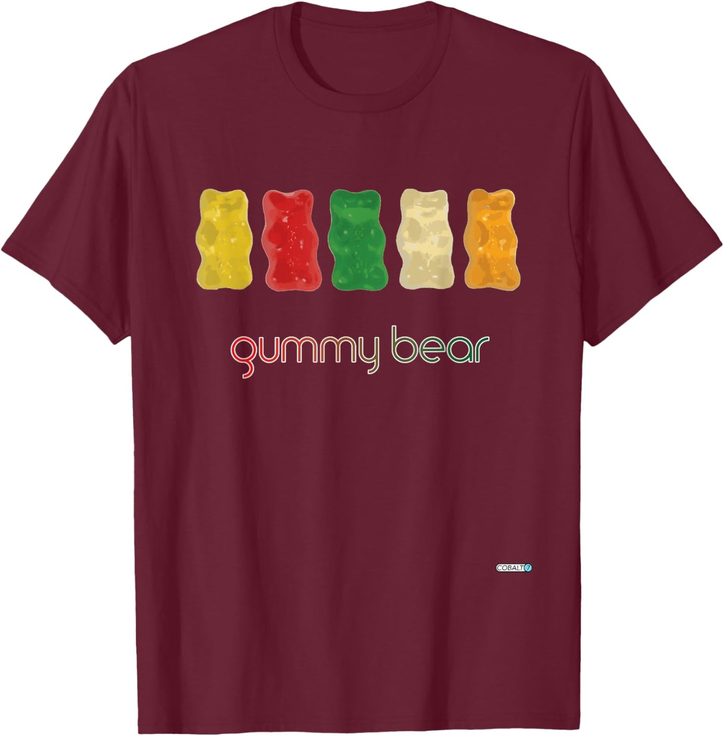 Gummy Bear T-Shirt - T-Shirt | Maroon