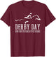 Horse Derby Day Preakness Stakes Horse Racing Derby T-Shirt - T-Shirt | Maroon