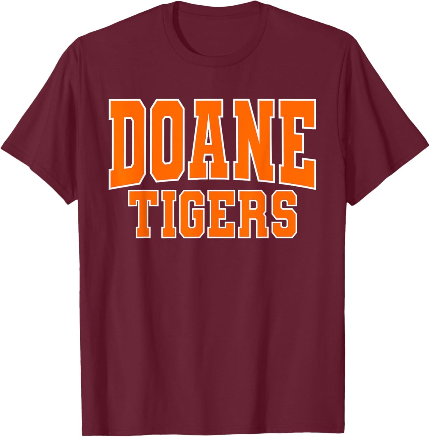Doane University Tigers Apparel Sports Fan T-Shirt - T-Shirt | Maroon