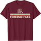 Forensics Crime Investigator retro Forensic Science T-Shirt - T-Shirt | Maroon