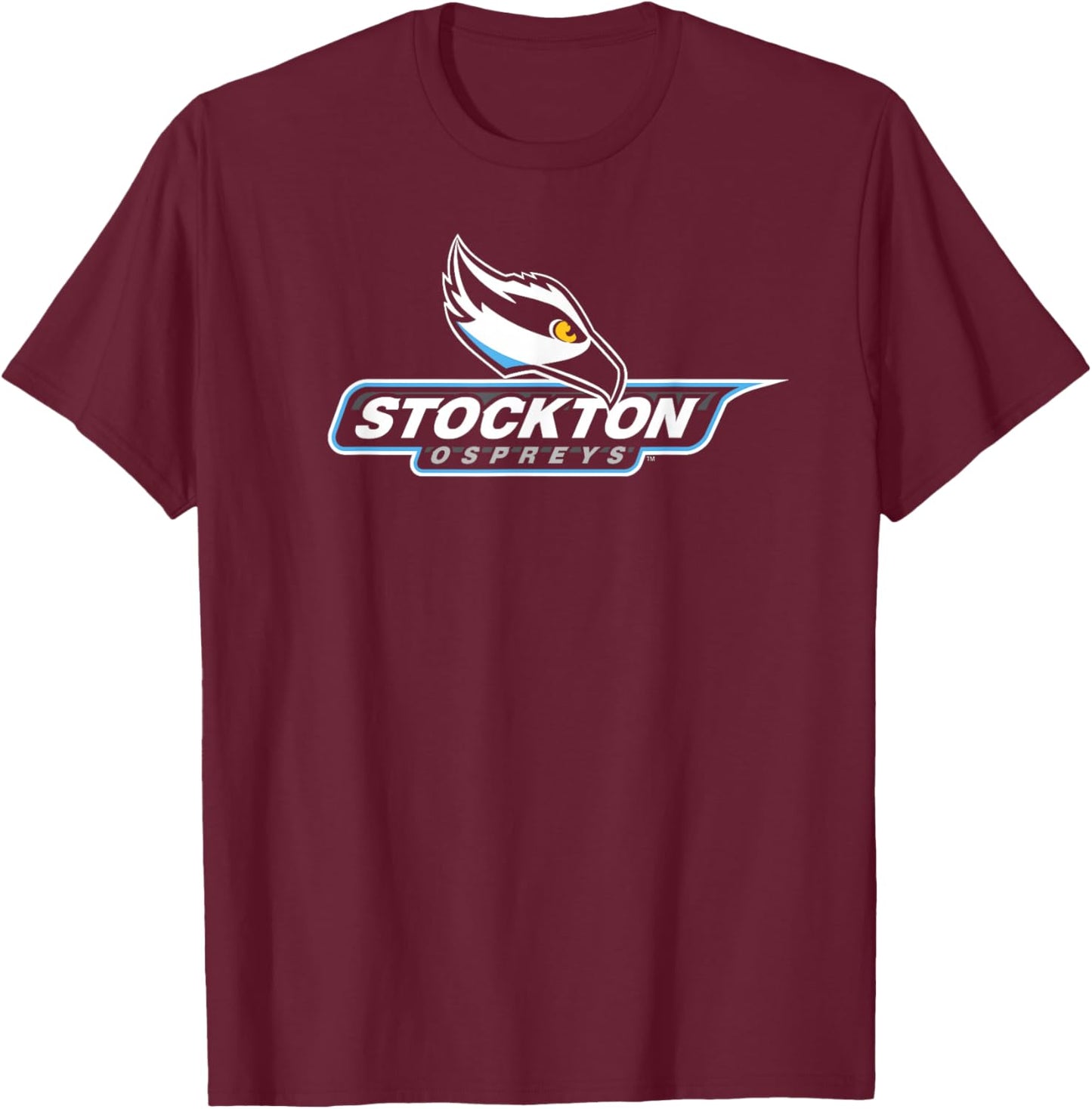 Stockton University Ospreys - Head Logo T-Shirt - T-Shirt | Maroon