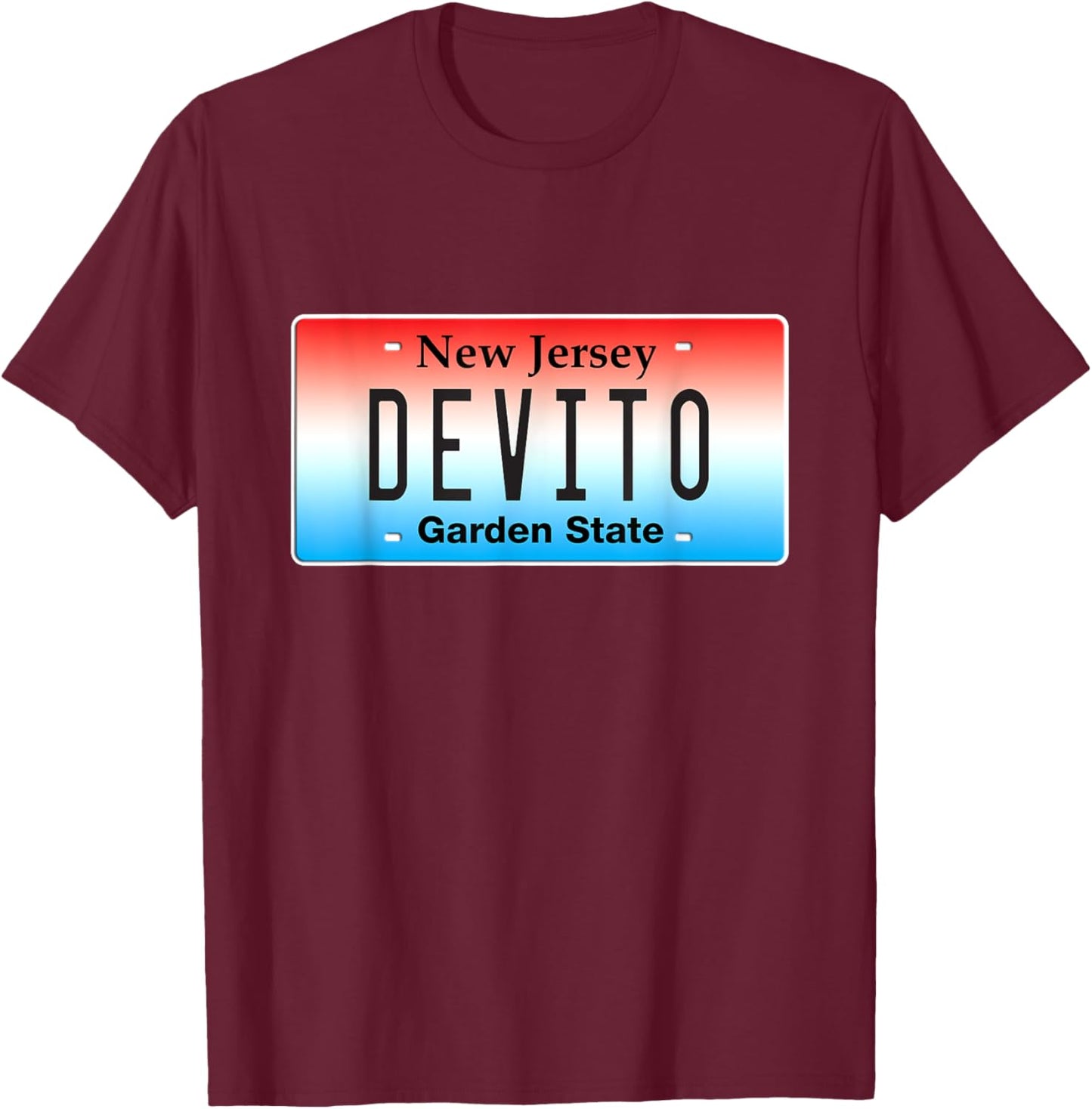 Funny Devito New Jersey Italian American NJ Cutlets Tommy T-Shirt - T-Shirt | Maroon