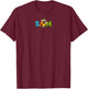 Dr. Seuss Green Eggs and Ham SAM Raglan Baseball T-Shirt - T-Shirt | Maroon