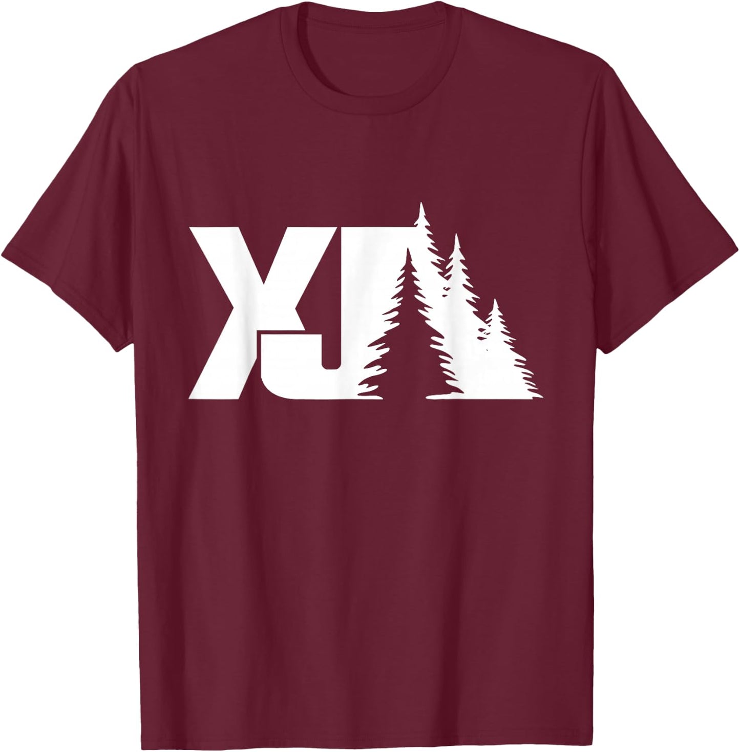 Off Road Rock Crawling xj Fan Club T-Shirt - T-Shirt | Maroon