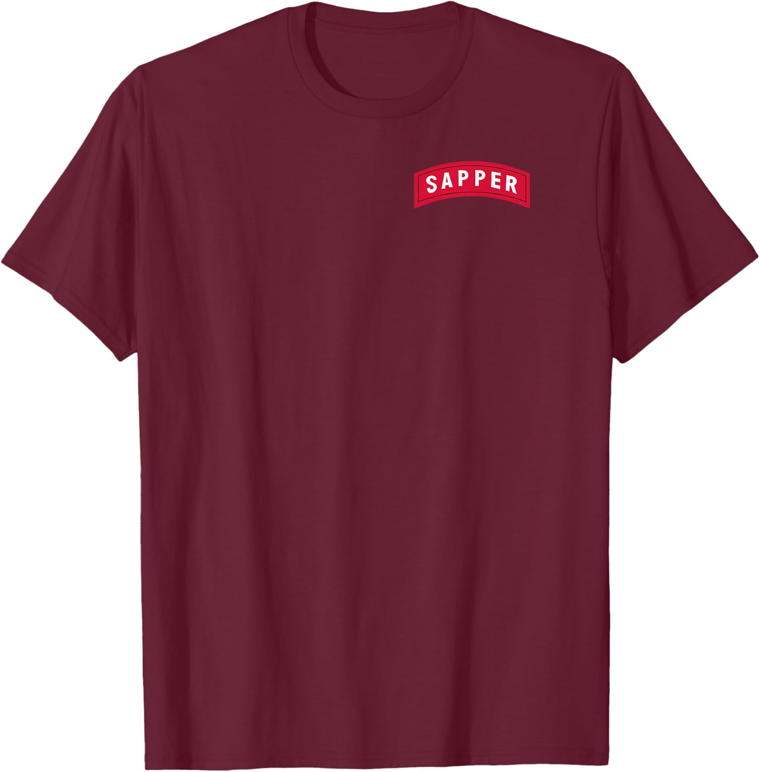 Sapper shirt - Sapper - Sapper Tab T-Shirt - T-Shirt | Maroon