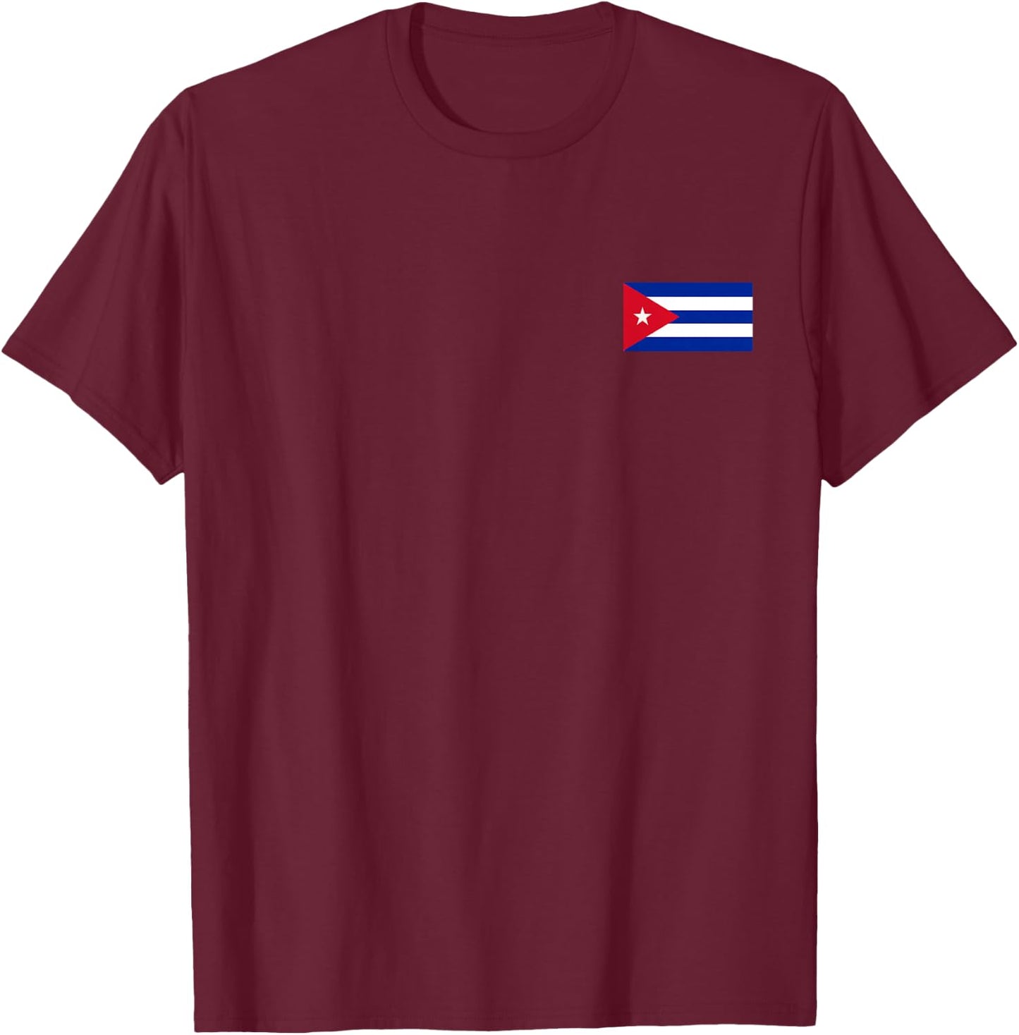 Cuba Flag Bandera Cubana Cuban Flags Gift Men Women T-Shirt - T-Shirt | Maroon