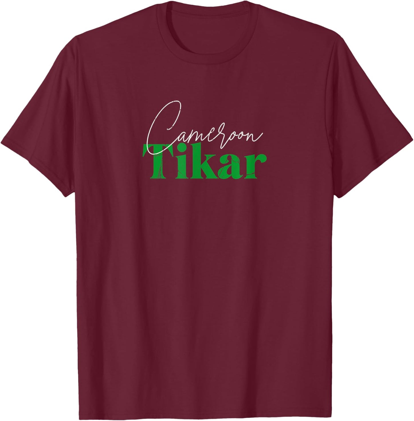 Cameroon Tikar - Initiation DNA Results T-Shirt - T-Shirt | Maroon