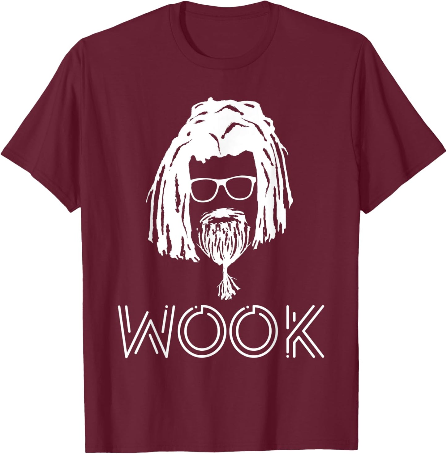 Wook Shirt, Rave, Psytrance, Hippie, Tribe, EDM, Wook Life T-Shirt - T-Shirt | Maroon
