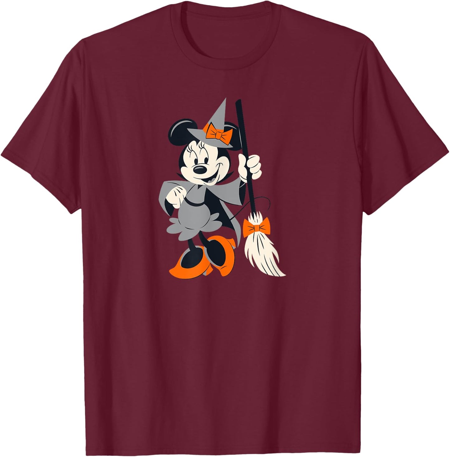 Disney Halloween Minnie Happy Witch T-Shirt - T-Shirt | Maroon